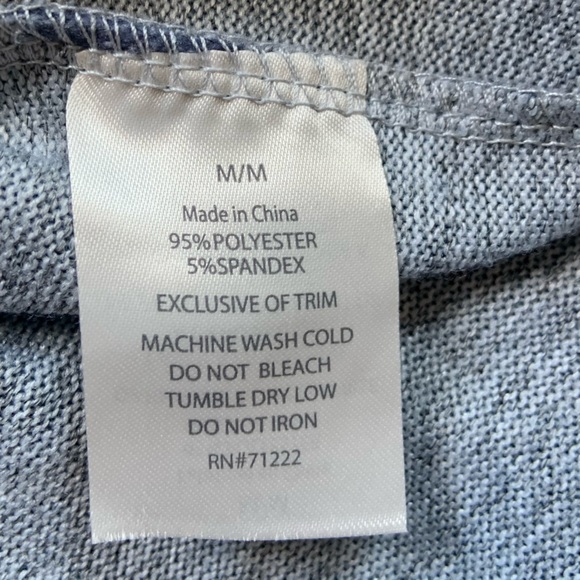 Lucky Brand long-sleeve grey/blue shirt matching set - Picture 4 of 4